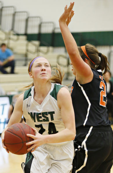 Sioux City East vs Sioux City West basketball 011915